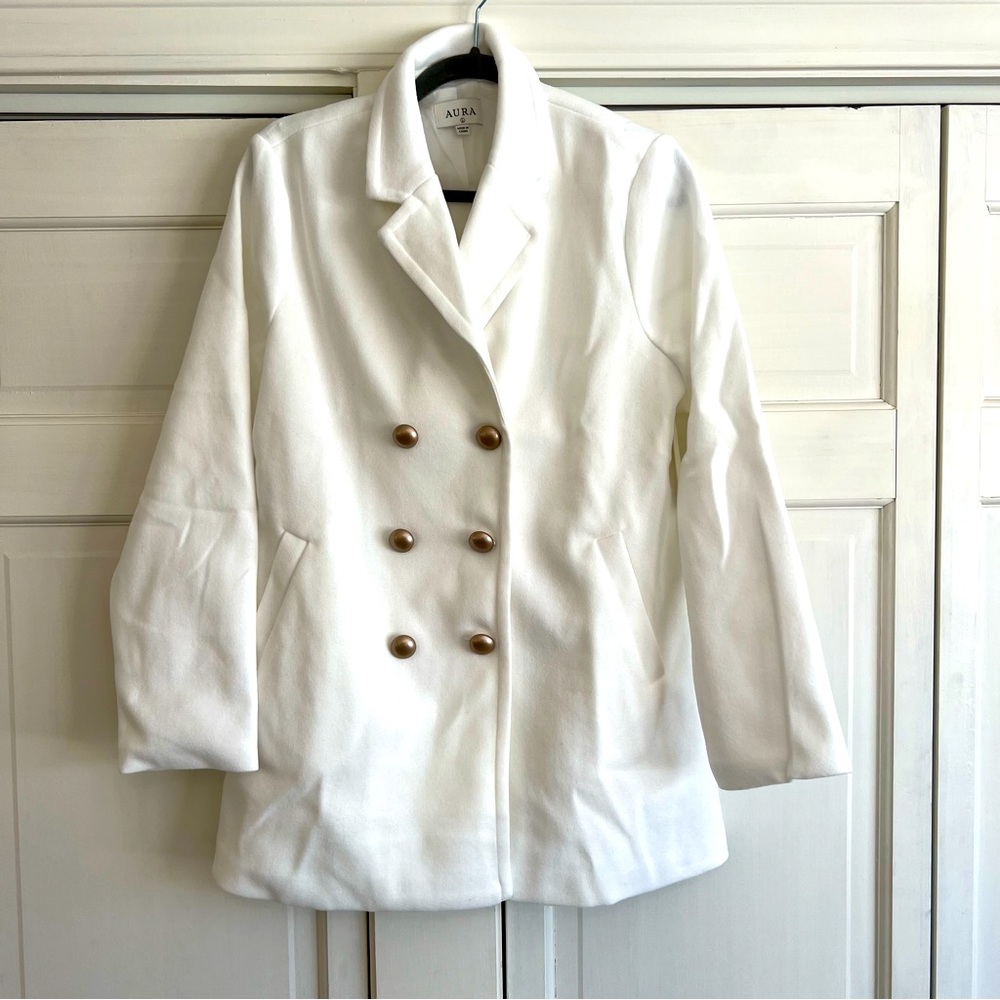 NWT white coat